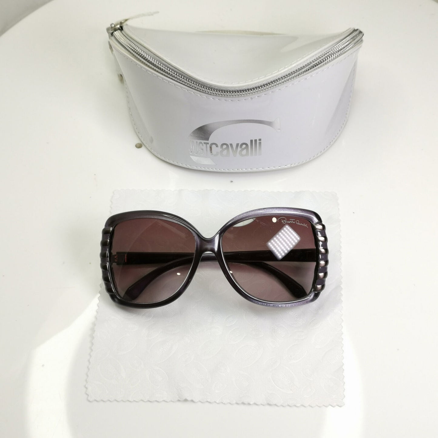 Authentic Roberto Cavalli Womens Vintage Sunglasses Violet Ginko 659 80Z 34784