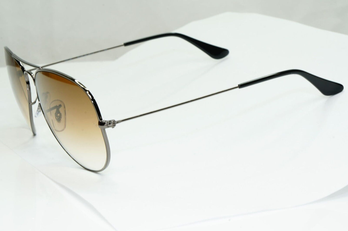 Ray-Ban Sunglasses Aviator Gunmetal Brown Gradient RB 3025 Aviator 004/51 58mm