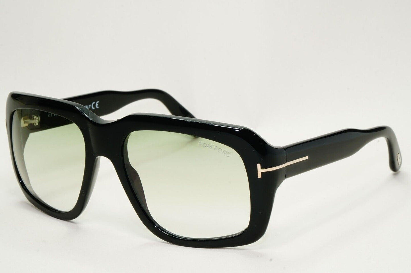 Tom Ford Sunglasses Bailey-02 Black Square Light Green Gradient FT0885 TF 885