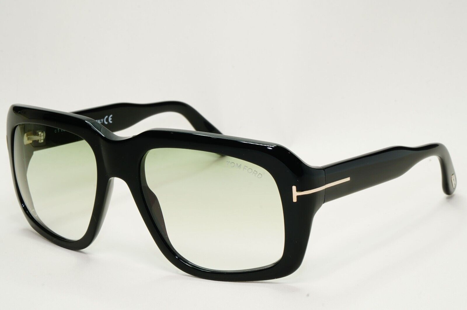 Tom Ford Sunglasses Bailey-02 Black Square Light Green Gradient FT0885 TF 885