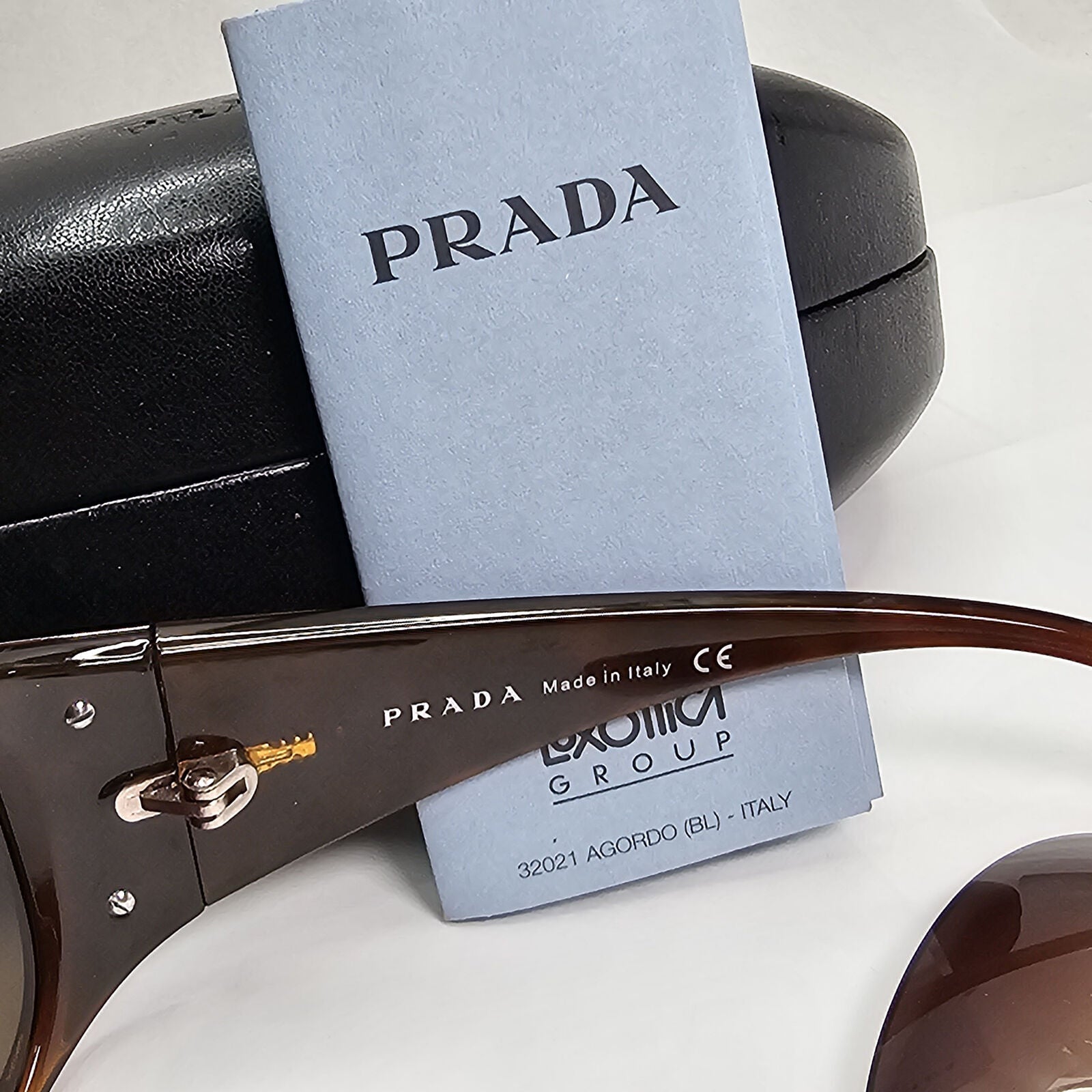 Prada Sunglasses 2005 Vintage Brown Tortoiseshell PR07GS SPR 07G 2AU-2Z1 060324
