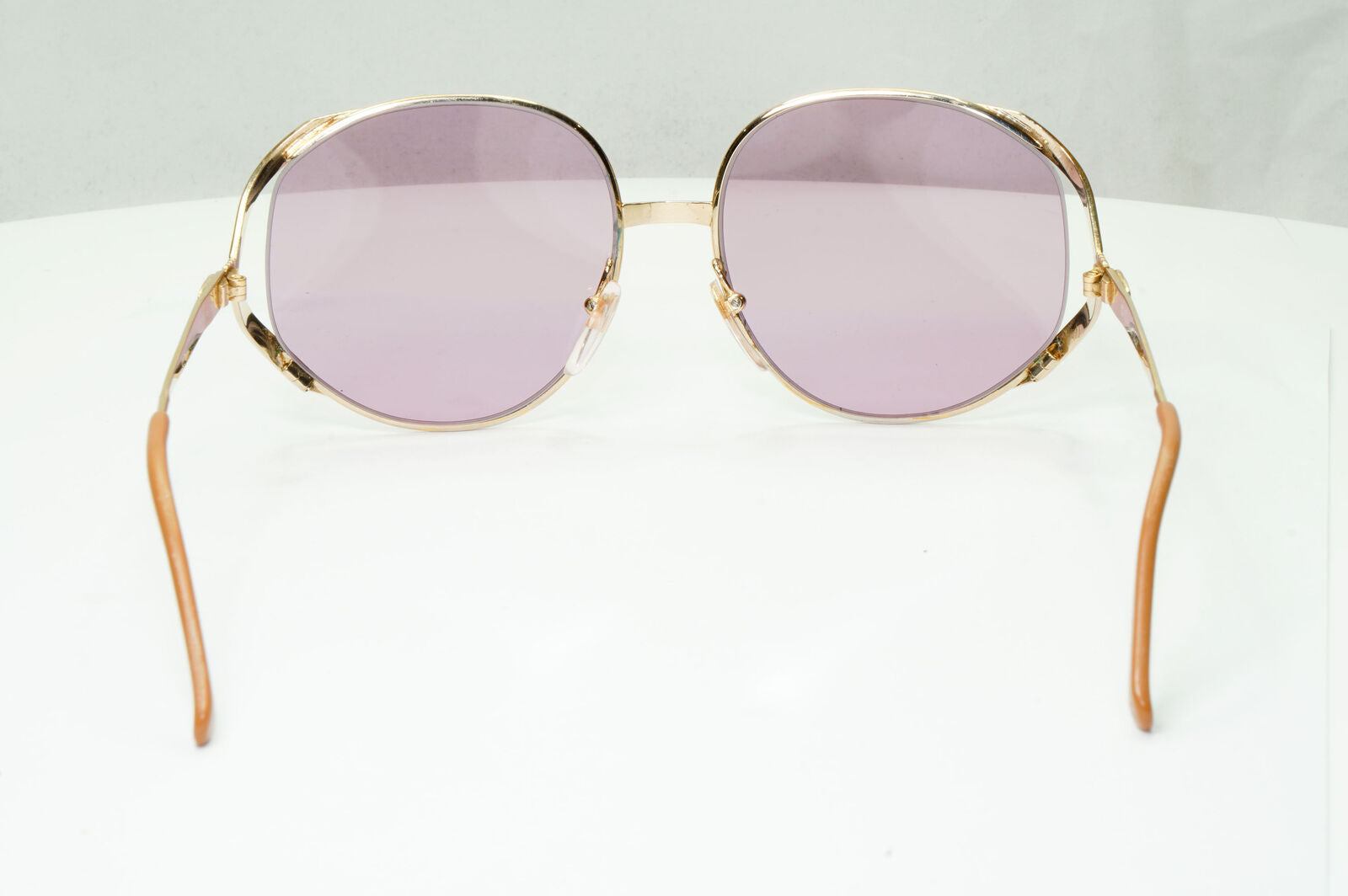 Dior 1990s Vintage Sunglasses Gold Violet Lilac Square Austria 2387 41 261022