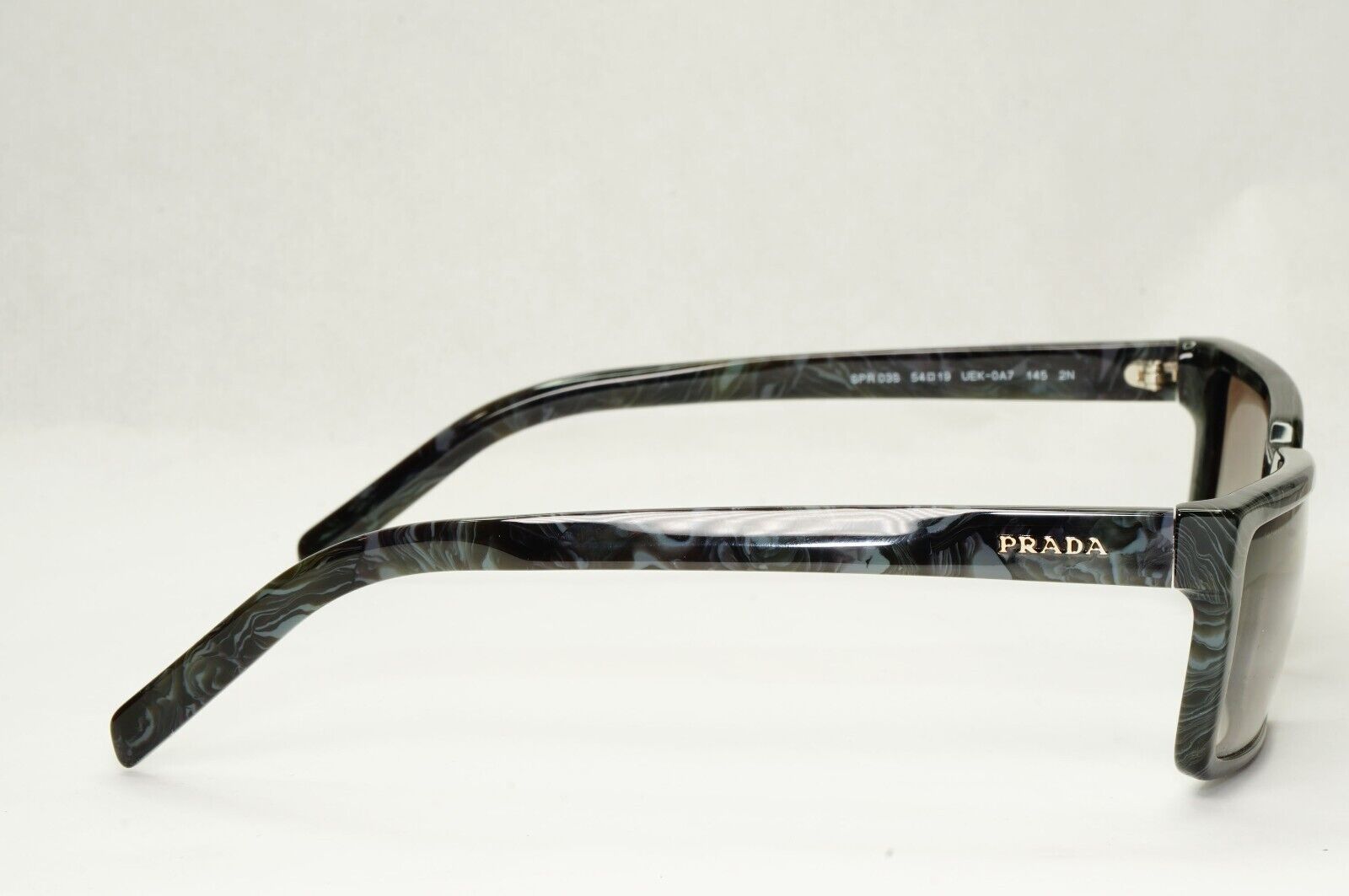 Prada Sunglasses Technique Grey Marble Gradient Square PR03SS SPR 03S UEK-0A7