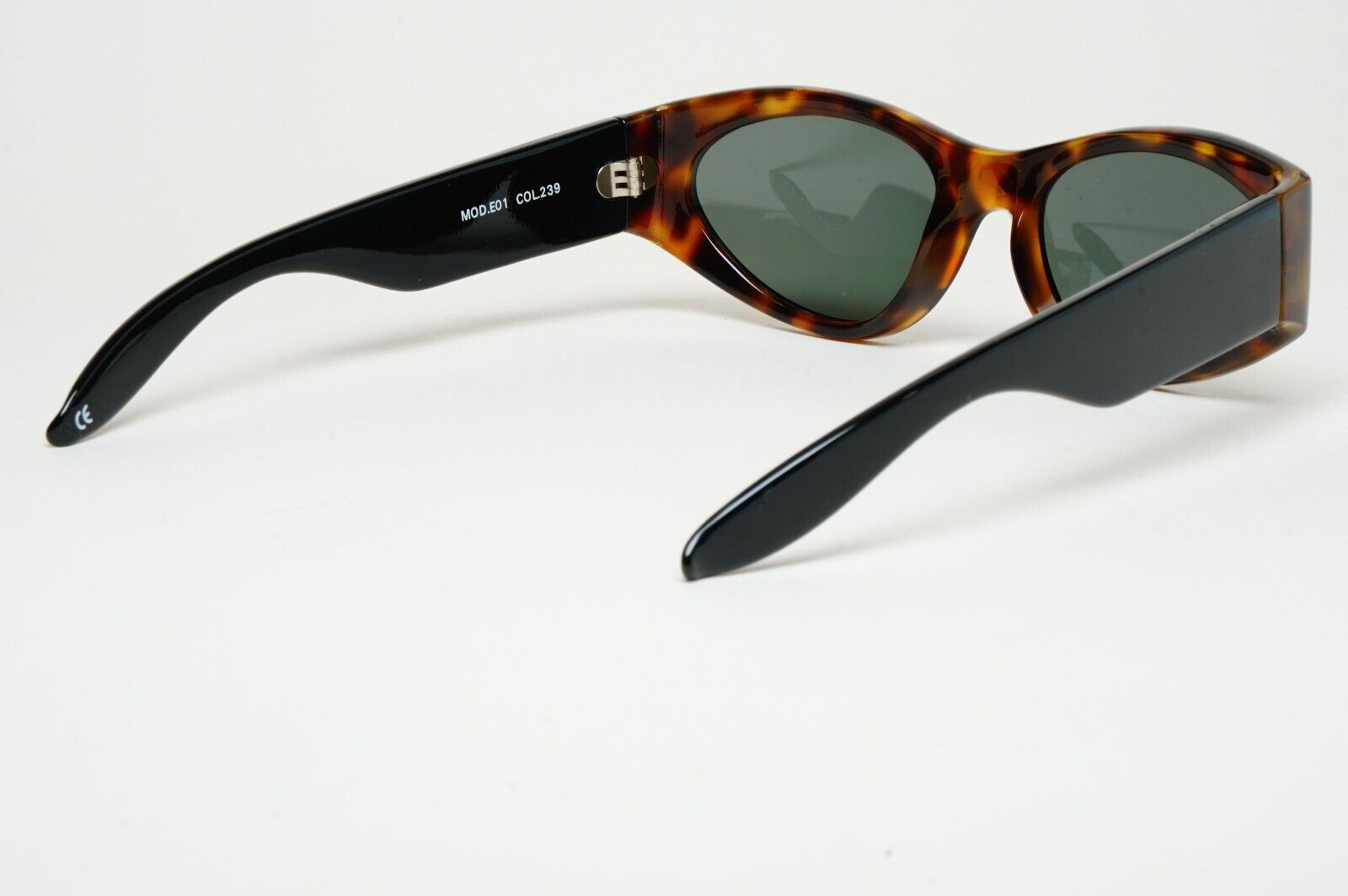 Versus Sunglasses 1996 by Gianni Versace Vintage Brown Black MOD E01 COL 239