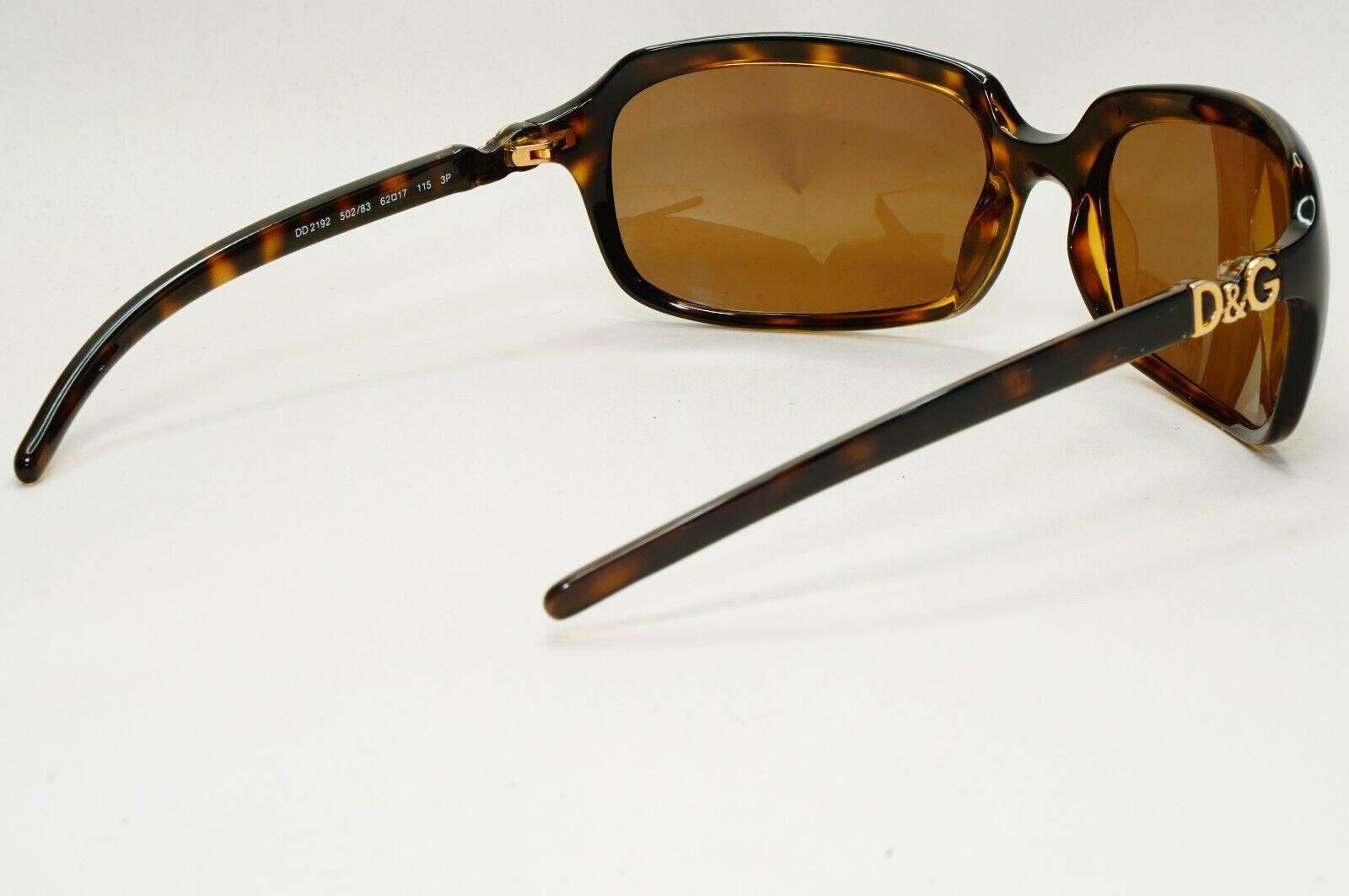 Dolce & Gabbana Sunglasses 2008 Vintage Brown Wrap D&G DD 2192 502/83 031124