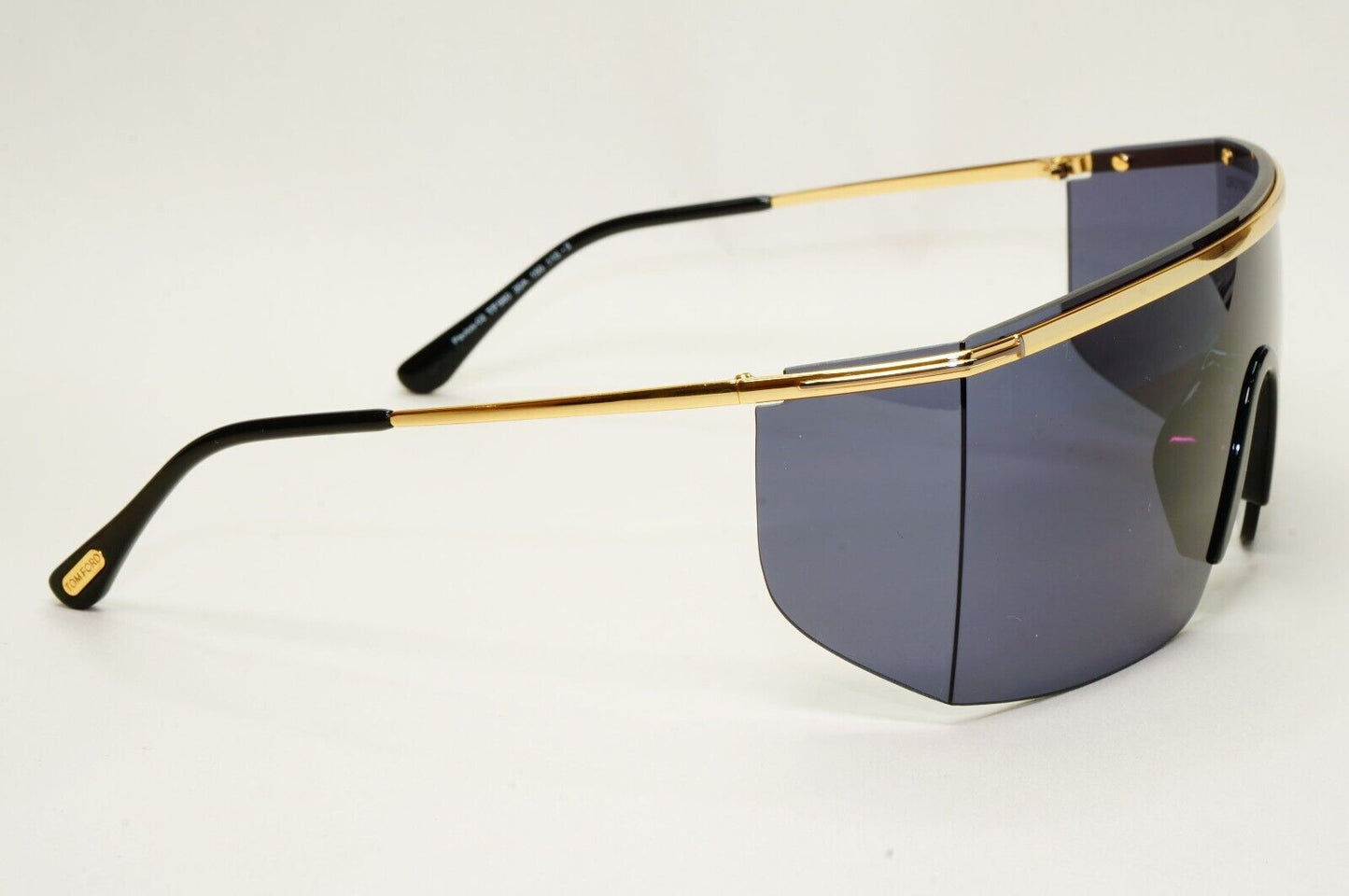Tom Ford Sunglasses Pavlos-02 Gold Grey Shield Square FT0980 TF 980 30A