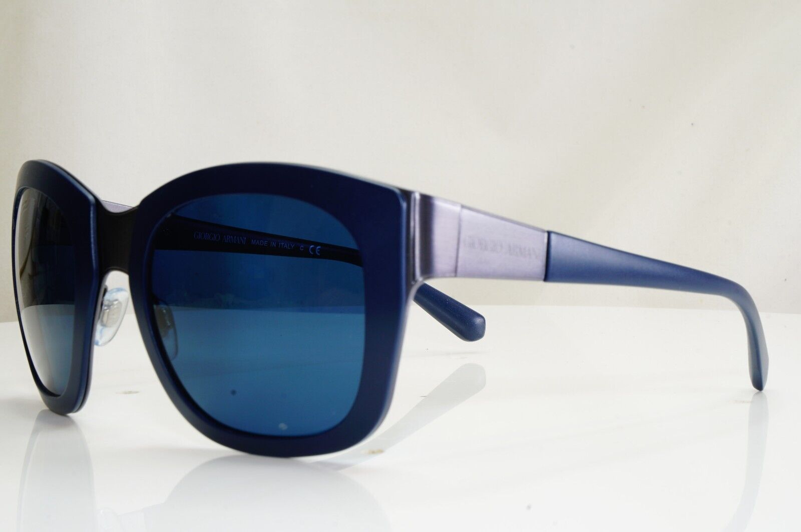 Giorgio Armani Sunglasses Blue Dark Navy Square Womens AR 6010 3030/8G 26998