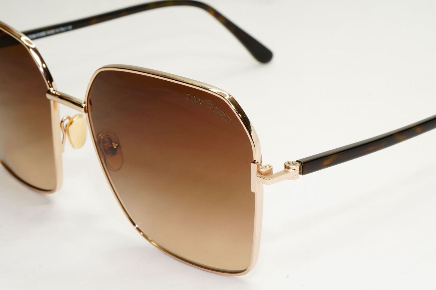 Tom Ford Sunglasses Claudia-02 Gold Brown Gradient Metal FT0839 TF 839 52F [N]