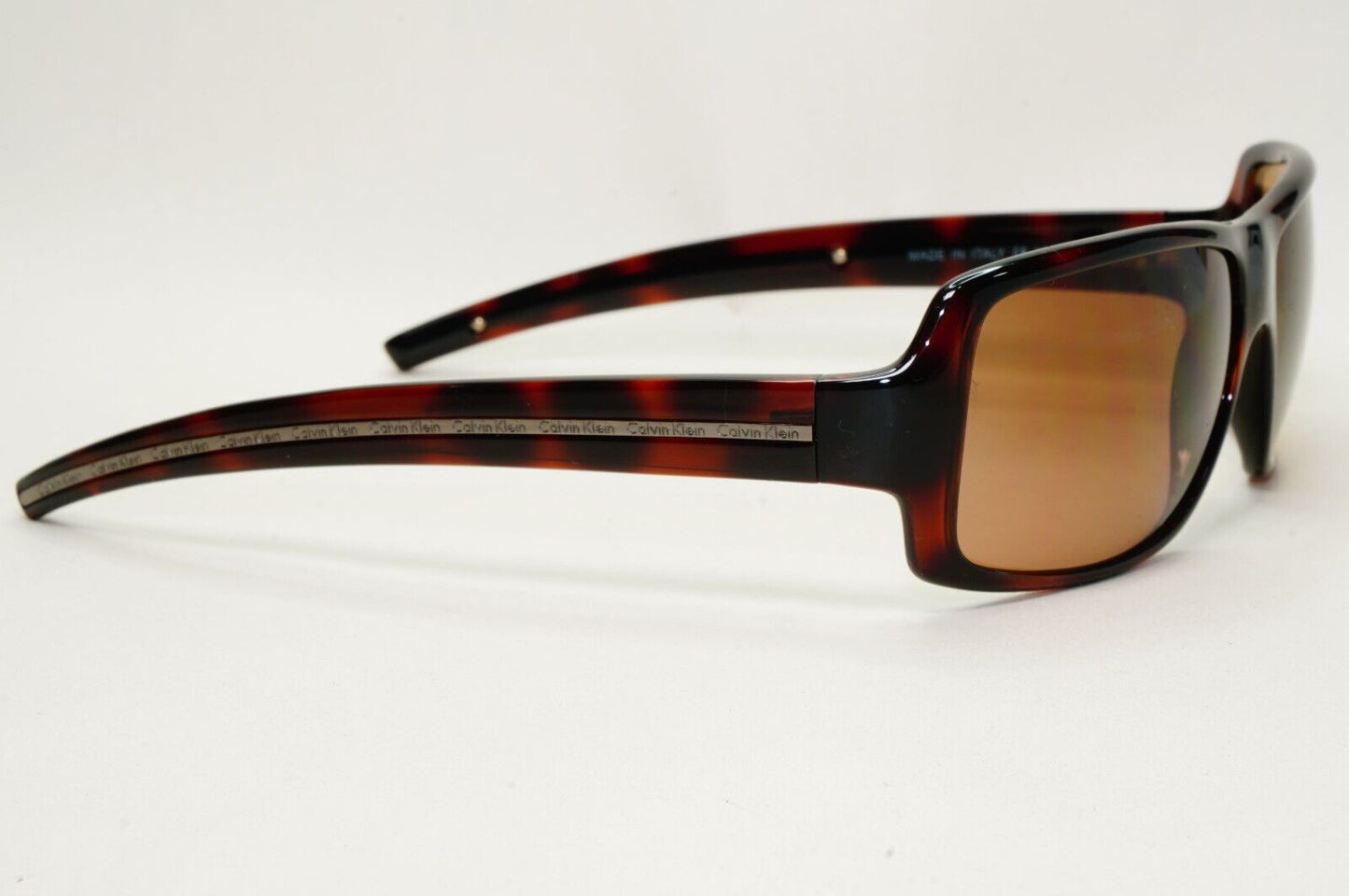 Calvin Klein Sunglasses 2005 Vintage Brown Tortoise Rectangle 688S 125 121124