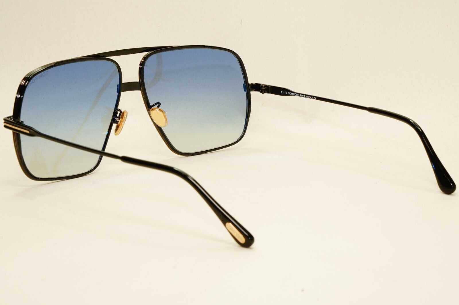 Tom Ford Sunglasses Frankie Black Blue Gradient Navigator FT0735 TF 735-H 01W