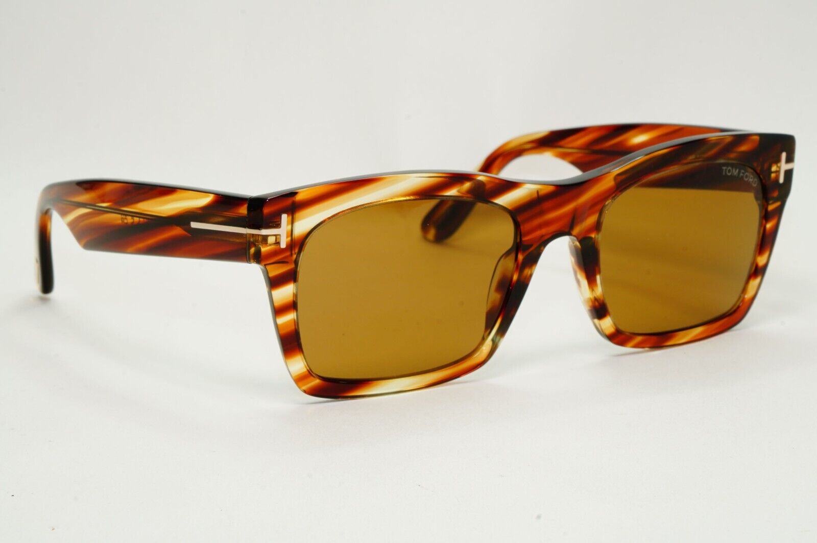 Tom Ford Sunglasses Nico-02 Brown Transparent Honey FT1062 TF 1062 56E