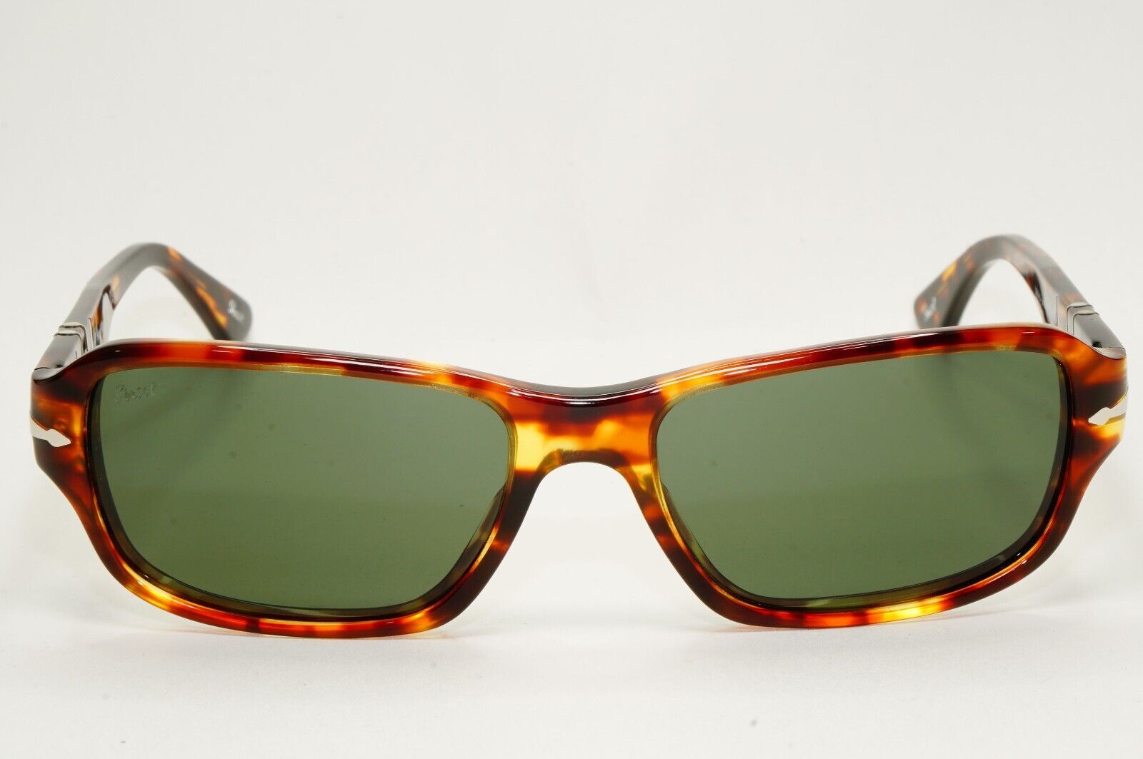 Persol Sunglasses 2012 Vintage Brown Tortoise Green Rectangle 2976-S 919/31 56mm
