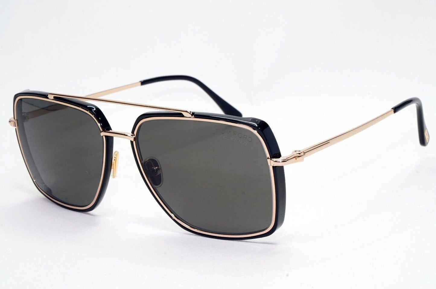 Tom Ford Sunglasses Lionel Polarised Gold Black Navigator FT0750 TF 750 01D 60mm