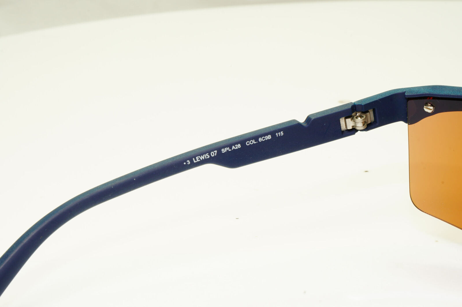 Police Lewis Hamilton F1 Sunglasses Blue Mirror Shield Visor SPL A28 COL 6C9B