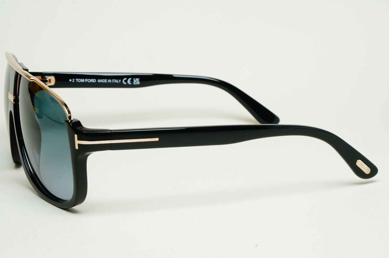 Tom Ford Sunglasses Eliott Black Gold Green Grey Navigator FT0335 TF 335 01P