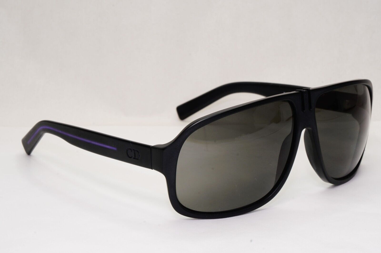 Dior Sunglasses 2014 Vintage Pilot Square Black Tie 131S WRDNR 64mm 121223