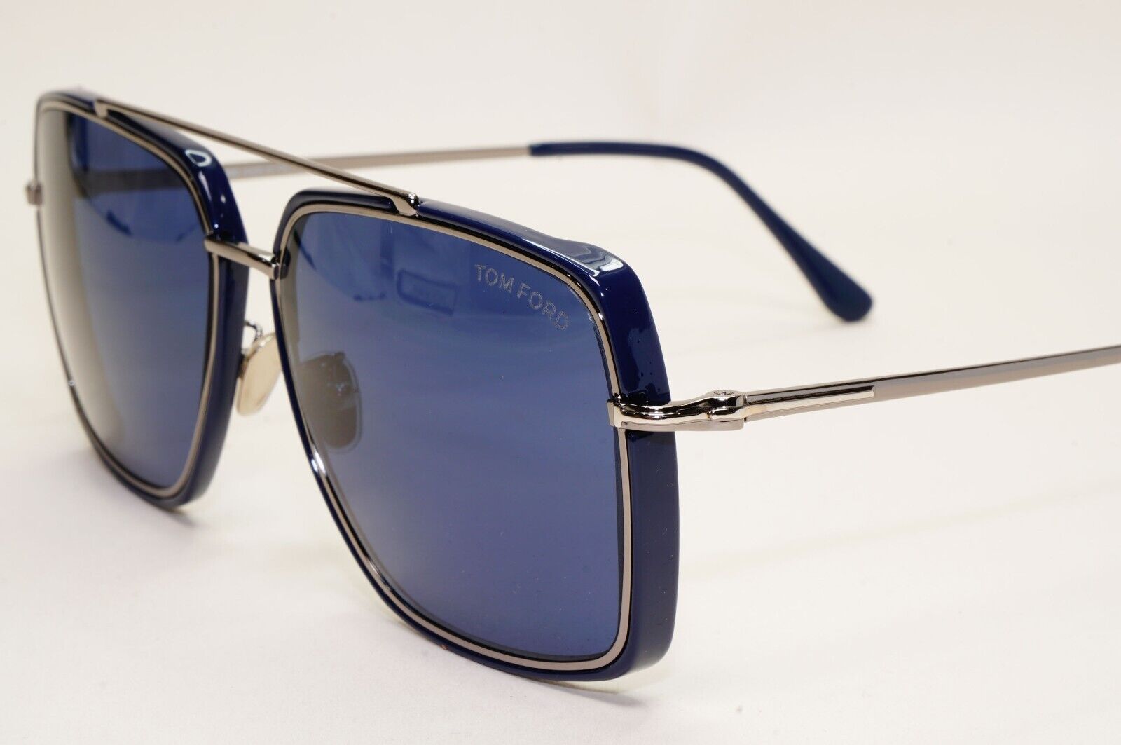 Tom Ford Sunglasses Lionel Dark Blue Silver Gunmetal FT0750-F TF 750-F 90V 62mm