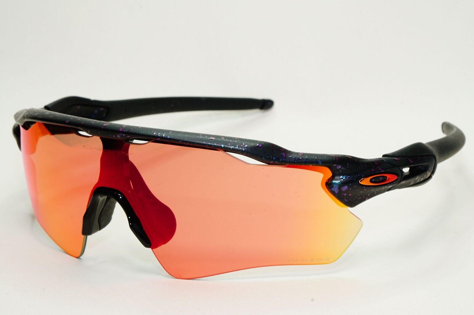 Oakley Sunglasses OO 9208 Radar EV Path Black Orange Colorshift Splatter E4