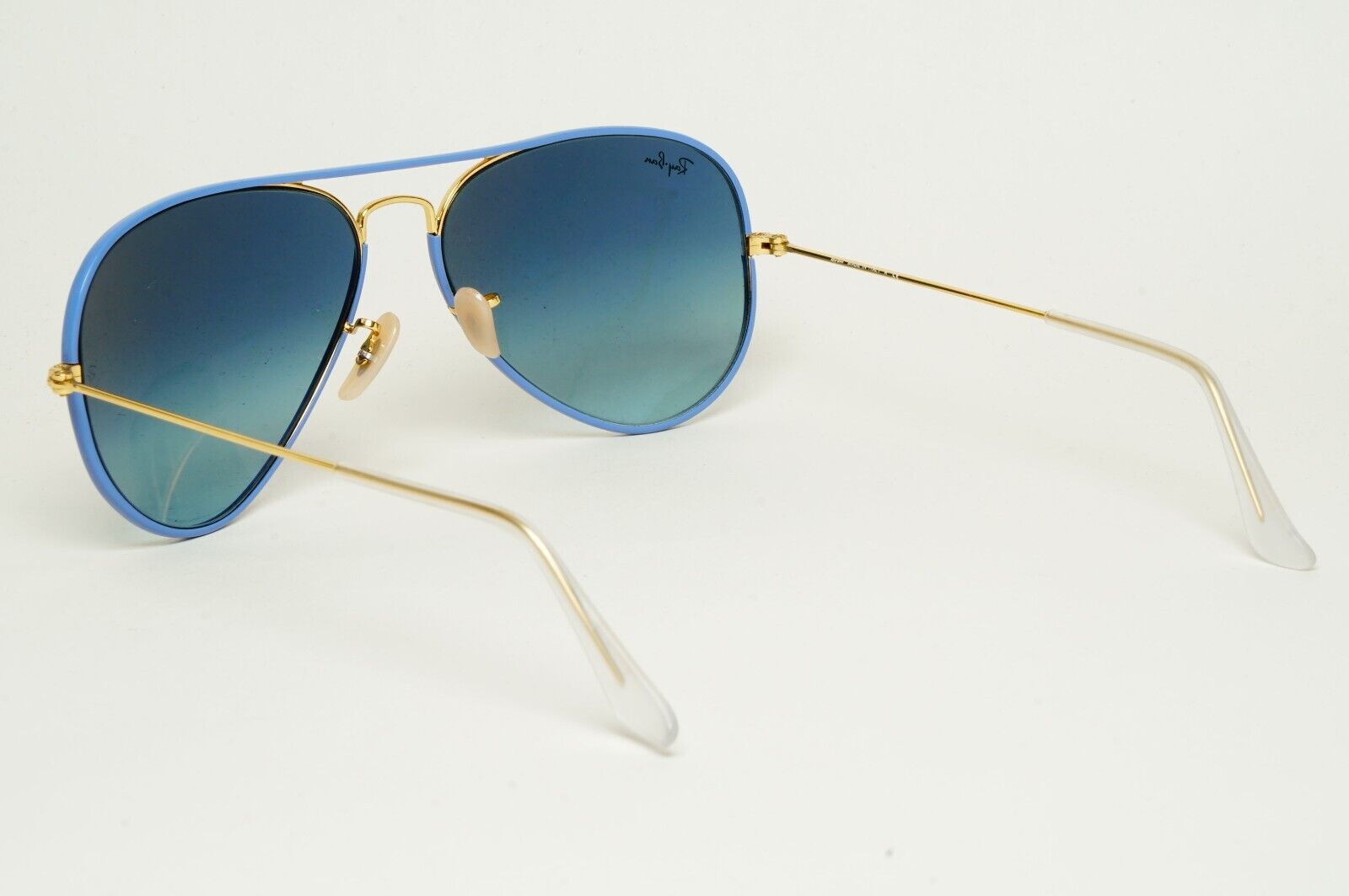 Ray-Ban Sunglasses Aviator Full Color Gold Blue Gradient RB 3025-J-M 001/4M 58mm