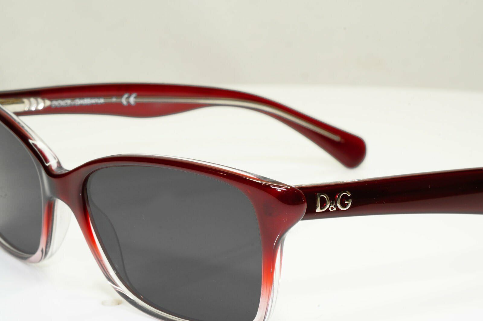 Dolce & Gabbana Burgundy Sunglasses Black Rectangle Bordo D&G DD 1246 2001 30171