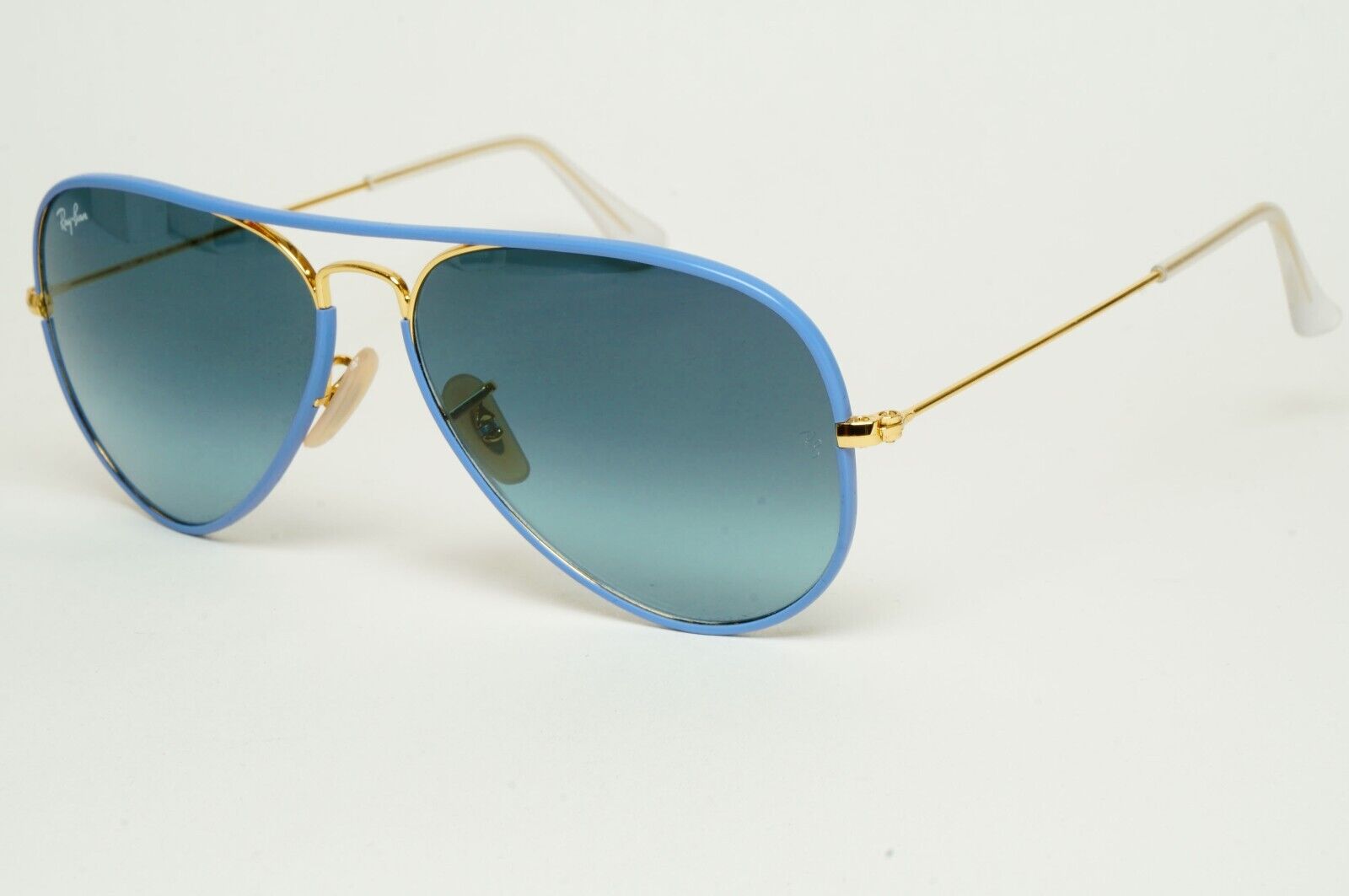 Ray-Ban Sunglasses Aviator Full Color Gold Blue Gradient RB 3025-J-M 001/4M 58mm