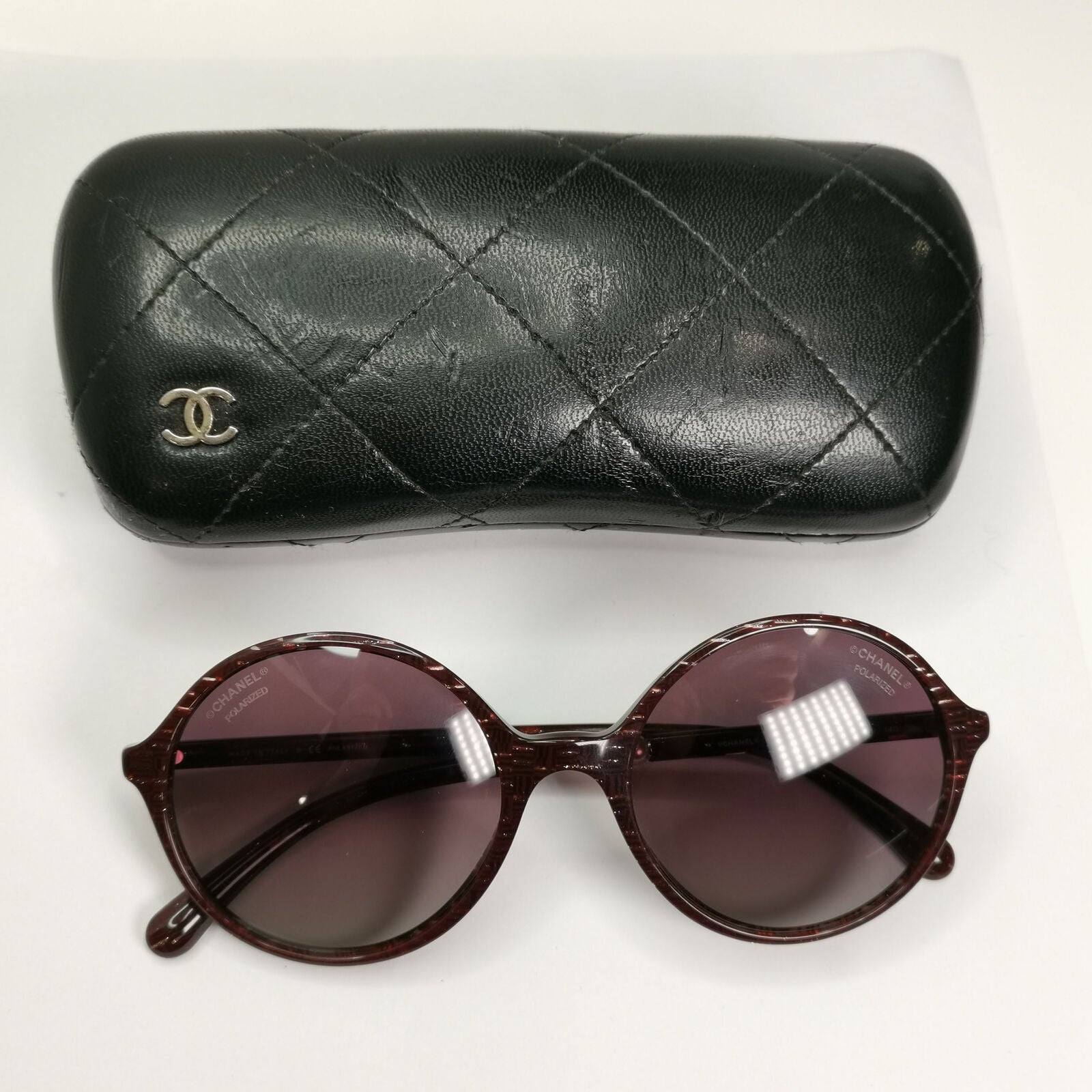 Chanel Polarized Sunglasses Pearl Burgundy Gradient 5391-H c.1638/K5 280323