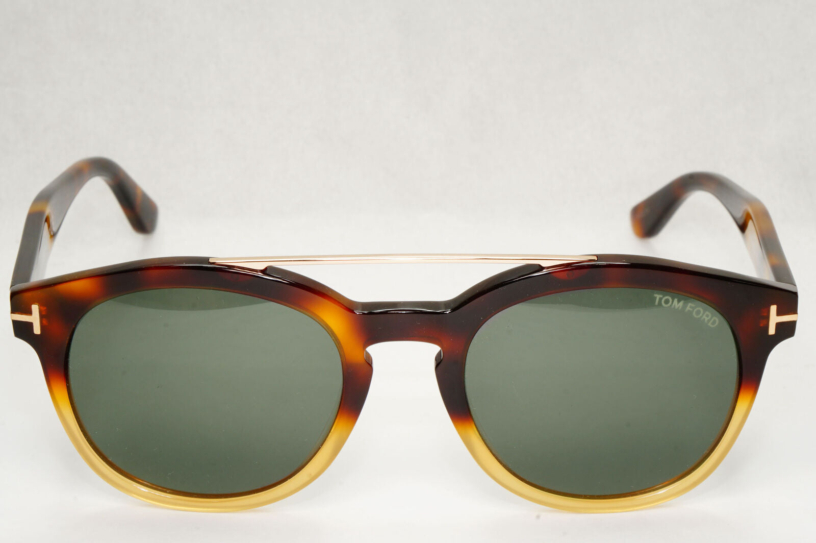 Tom Ford Sunglasses Newman Brown Green Gold Tortoiseshell FT0515 TF515 56N 53mm