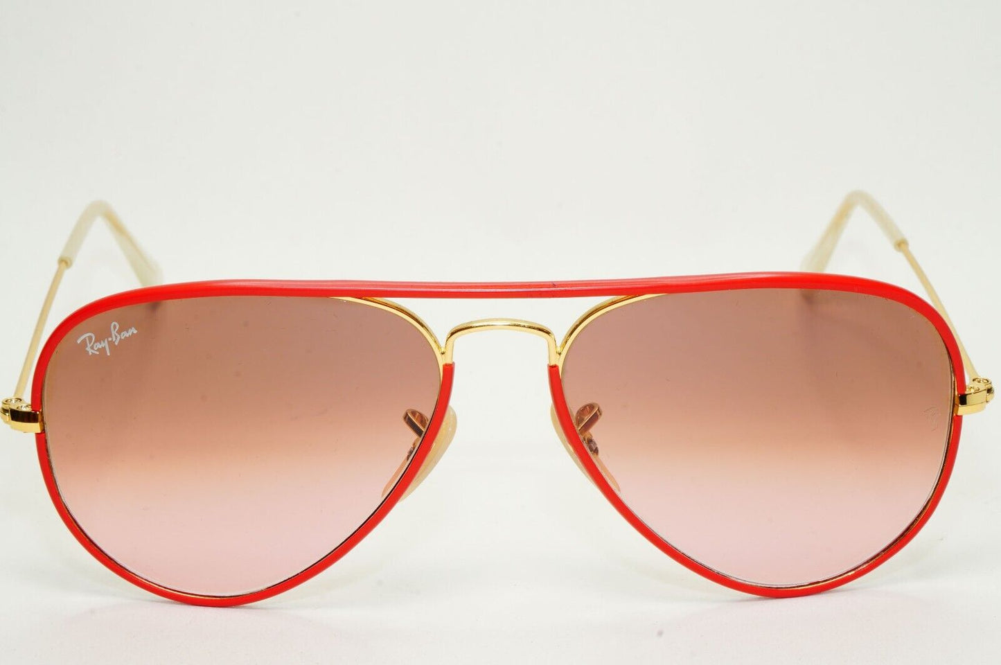 Ray-Ban Sunglasses Aviator Full Color Red Brown RB 3025-J-M  001/X3 Small 55mm