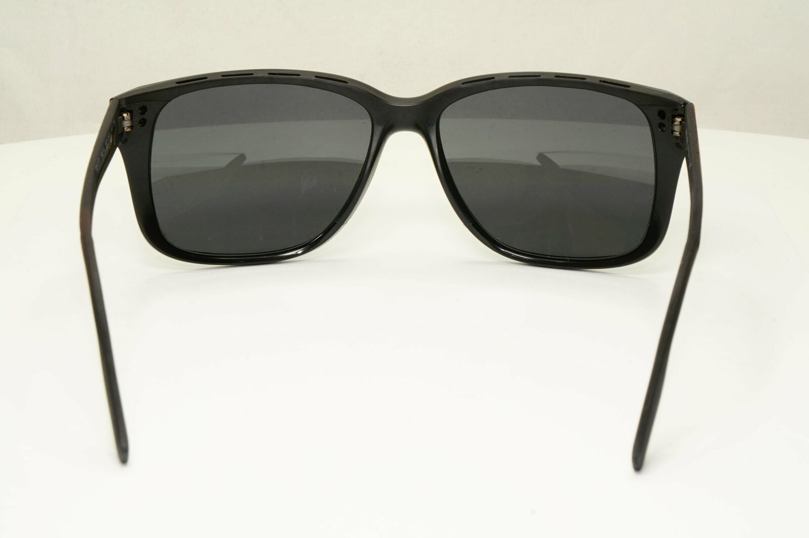 Prada Black Sunglasses Square Mens Designer Sport SPS 03T 1BO-5S0 Red Stripe