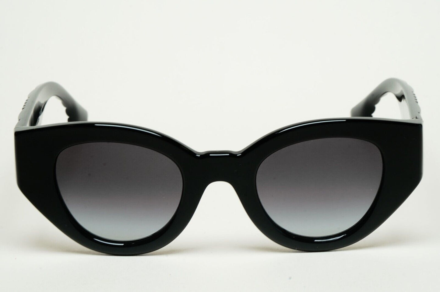Burberry Sunglasses Meadow Black Gold Grey Gradient BE 4390 3001/8G 47mm