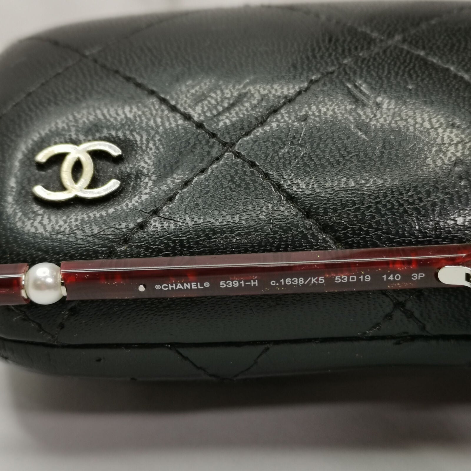 Chanel Polarized Sunglasses Pearl Burgundy Gradient 5391-H c.1638/K5 280323