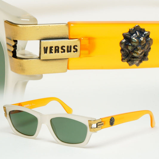 Versus Sunglasses 1996 by Gianni Versace Vintage Honey Lion MOD E29 COL 445