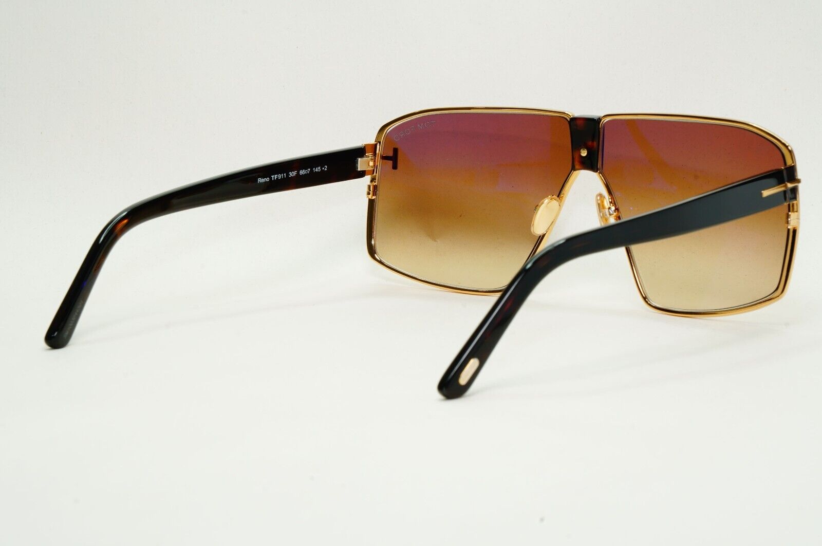 Tom Ford Sunglasses Reno Brown Gold Tortoise Square FT0911 TF 911 30F 66mm
