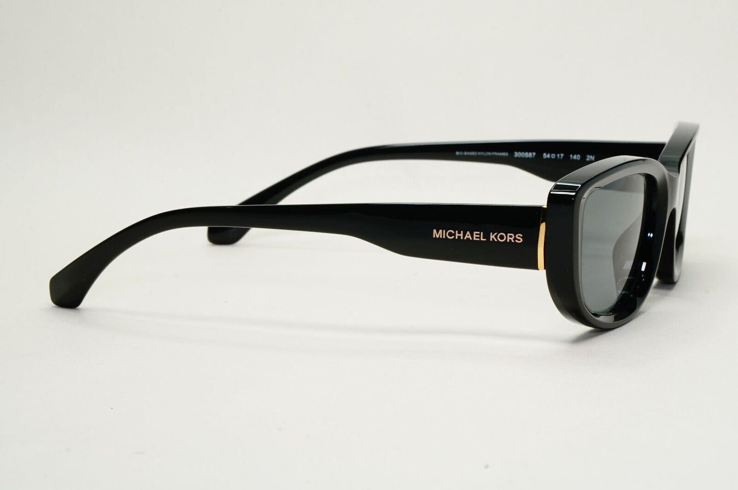 Michael Kors Sunglasses Asheville Black Glossy Grey Rectangle MK 2210U 3005/87