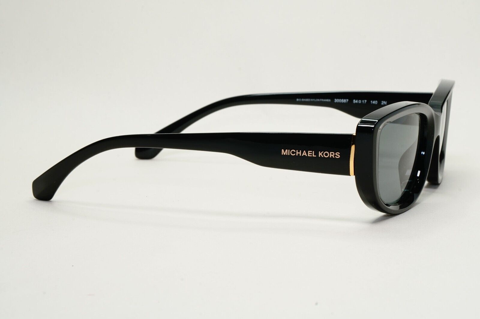Michael Kors Sunglasses Asheville Black Glossy Grey Rectangle MK 2210U 3005/87