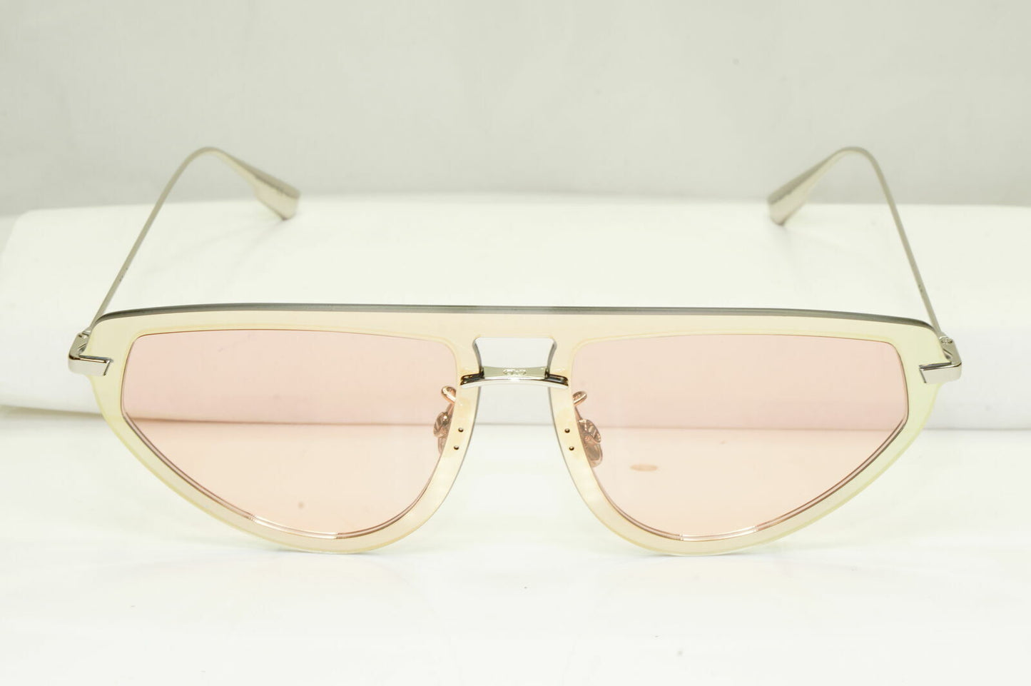 Dior Mirror Gold Orange Peach Pink Flat Womens Sunglasses Ultime 2 OFYJW