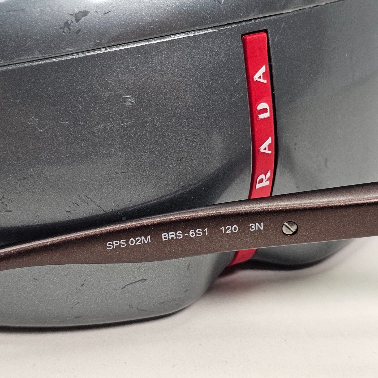 Prada Sunglasses 2007 Vintage Rare Brown Shield PS02MS SPS 02M BRS-6S1 050824