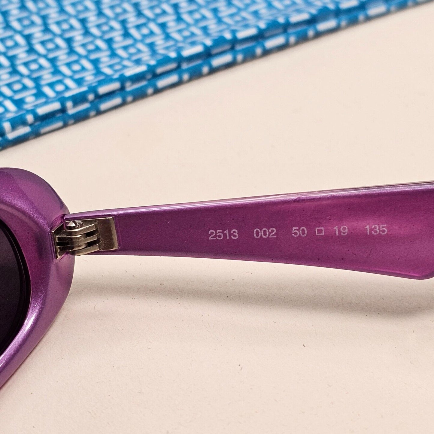 Givenchy Sunglasses 2005 Vintage Purple Violet Unisex Rectangle 2513 002 021124