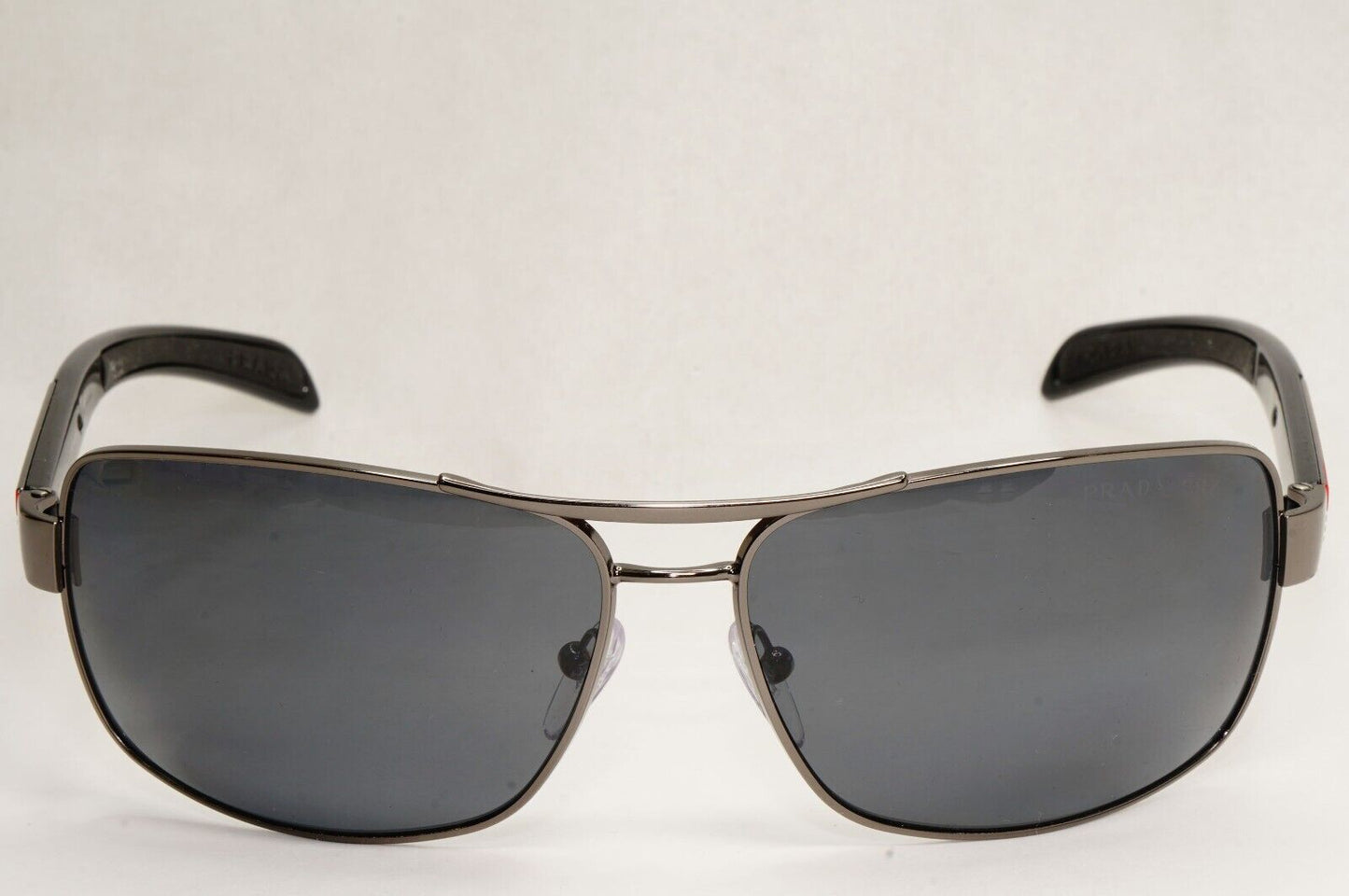 Prada Sunglasses Polarised Navigator Gunmetal Black PS54IS SPS 54I 5AV-5Z1 [a]