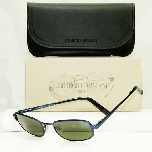 Authentic Giorgio Armani Vintage Year 1997 Sunglasses Mens Blue Metal 669 1013