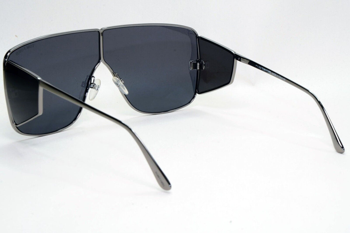 Tom Ford Sunglasses Spector Gunmetal Black Side Shields Metal FT0708 TF 708 08A