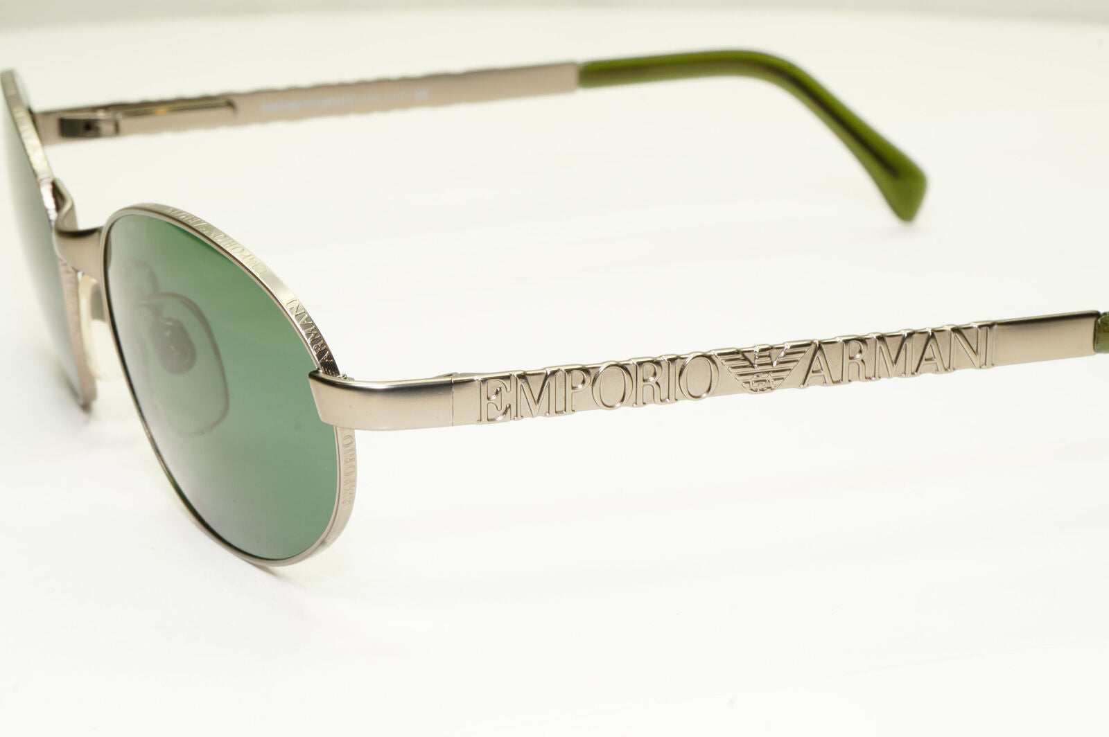 Emporio Armani 1997 Vintage Sunglasses Mens Womens Metal Silver Square 107-S 815