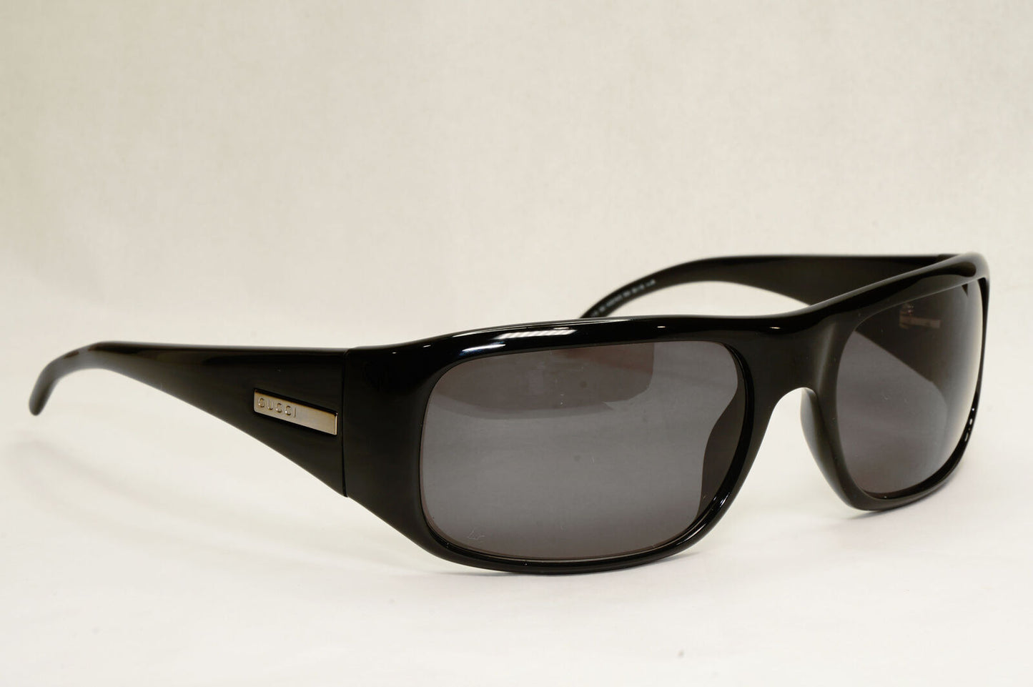 Gucci Sunglasses 1997 Black Vintage Wrap Retro Square GG 1430/N/S 584 130124