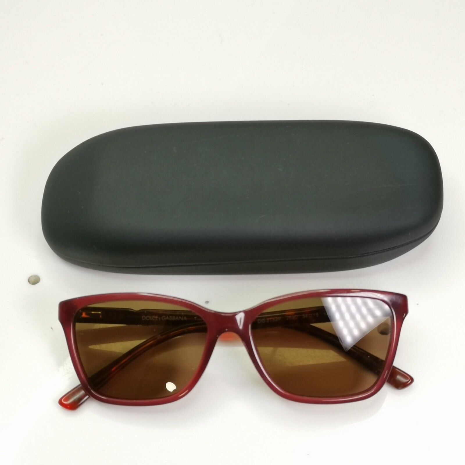 Dolce & Gabbana Sunglasses Recrangle Brown Burgundy DG 3153 2690 35177