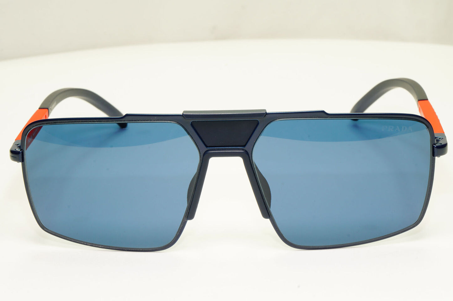 Prada Blue Square Sunglasses Mens Square Red Designer SPS 52X PS52XS 06S-07L