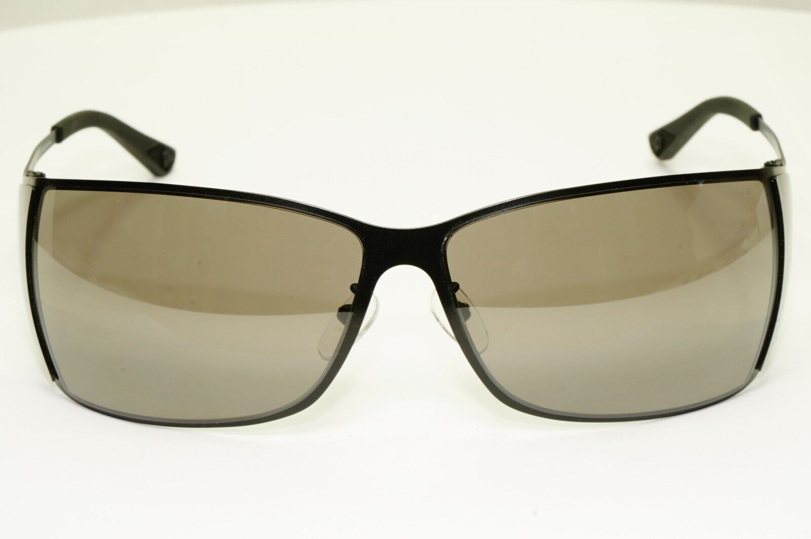 Police Sunglasses Side Window Black Brown Wrap Designer Mens SPL 533G COL 531X