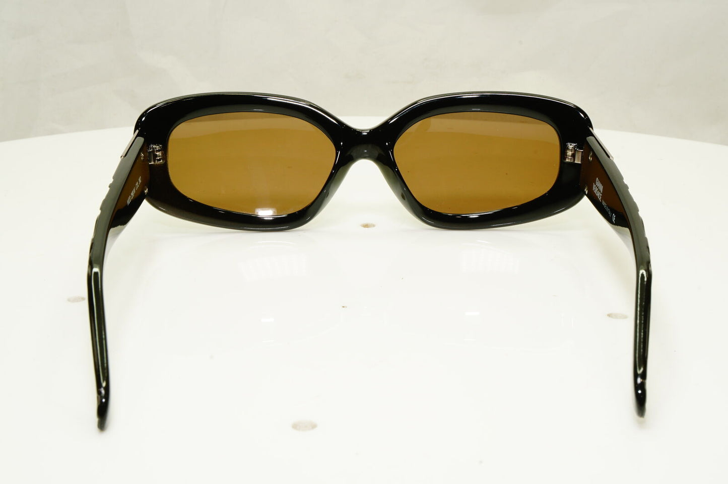 Gianni Versace 1996 Unisex Vintage Brown Medusa Sunglasses MOD 256/M COL 382