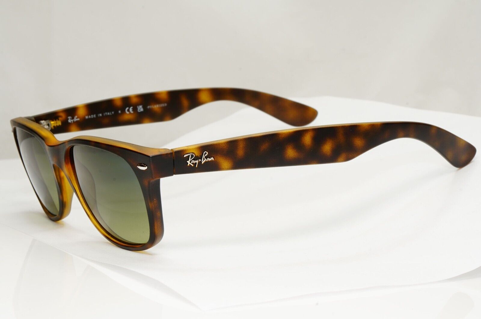 Ray-Ban Sunglasses Polarised New Wayfarer Matte Havana RB 2132  894/76 55mm