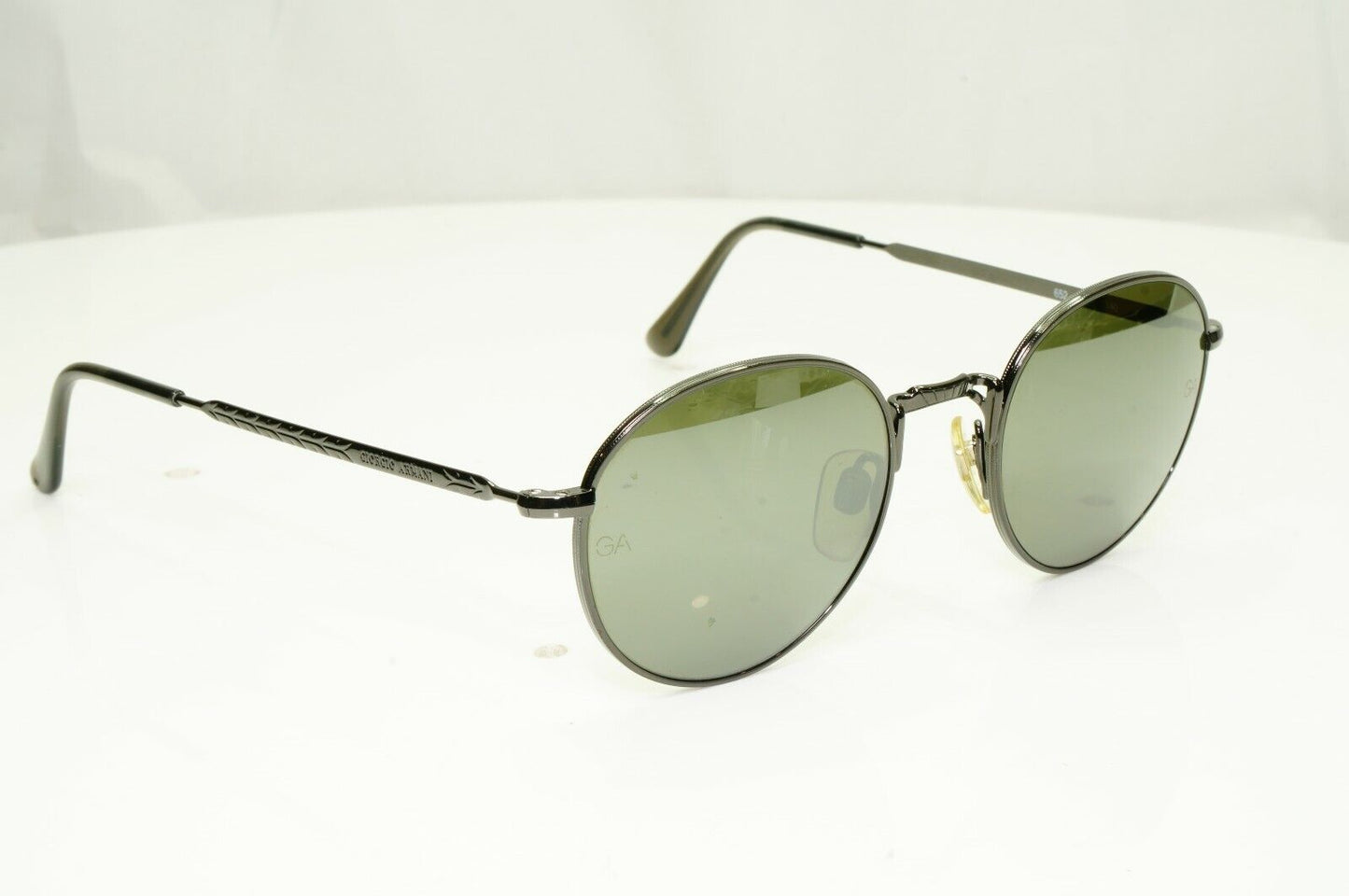 Authentic Giorgio Armani 1997 Vintage Sunglasses Gunmetal Men Women 652 976/36