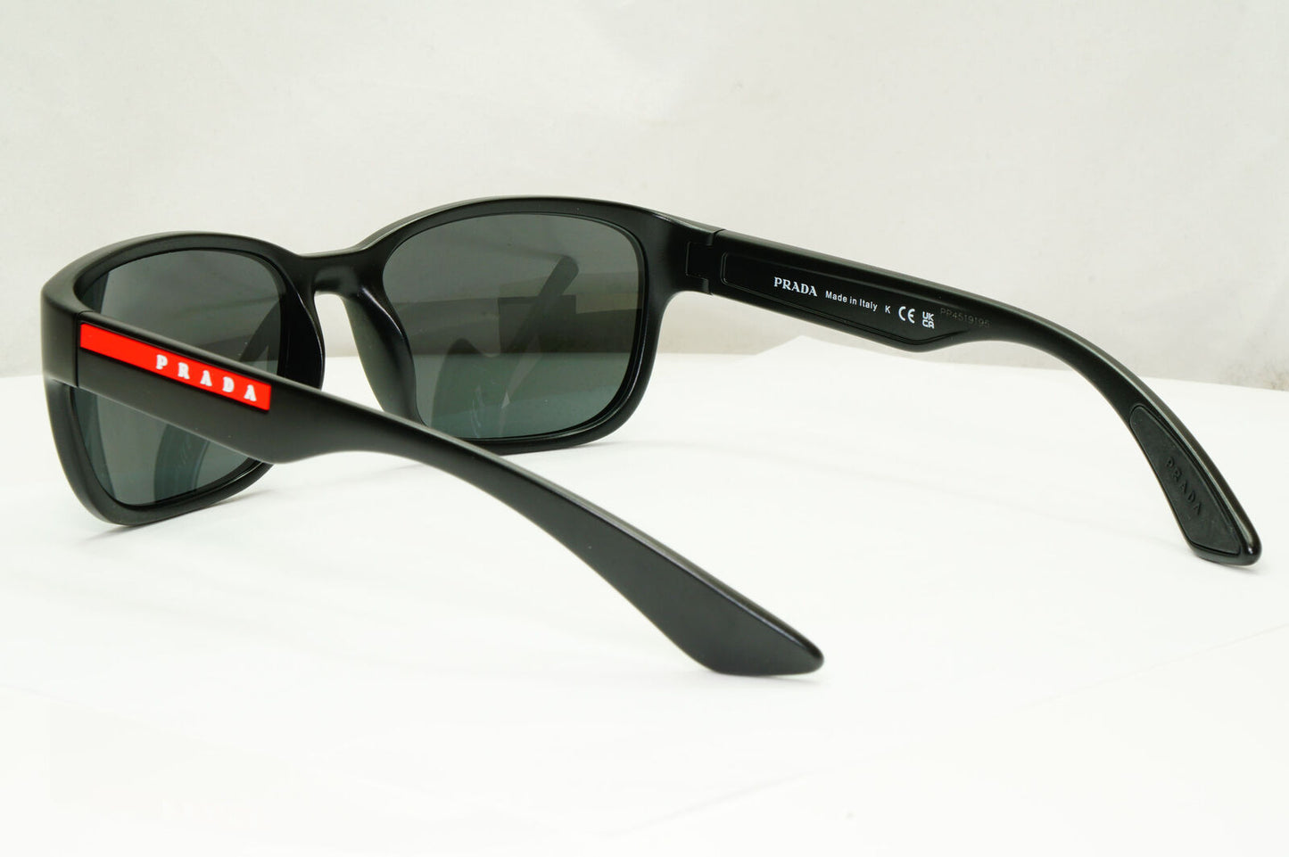 Prada Sunglasses Black Demishiny Square Sport PS05VS SPS 05V-F 1BO-5S0 59mm